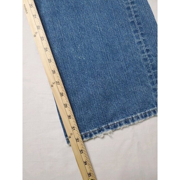 BKE 67 San Antonio Jeans Men's Size 36x32 Y2K Baggy Wide Leg Distressed KBK3032L - Picture 7 of 16